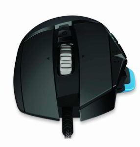 Frontale e rotellina del mouse gaming G502 Proteus Core di Logitech